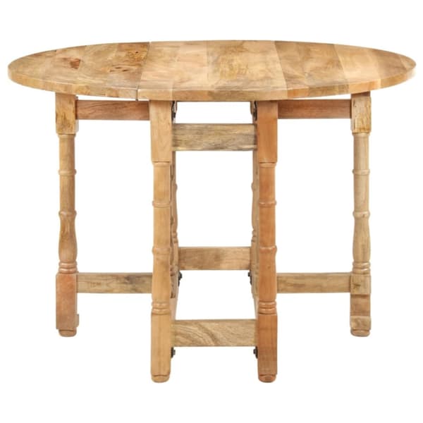 Matbord rund 110x76 cm massivt mangoträ