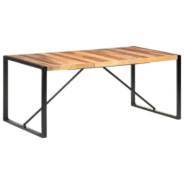 Ruokapöytä 180x90x75 cm massiivipuu