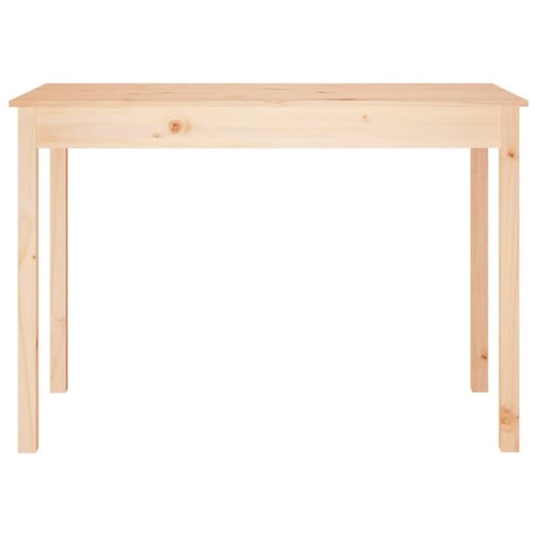 Ruokapöytä 110x55x75 cm täysi mänty