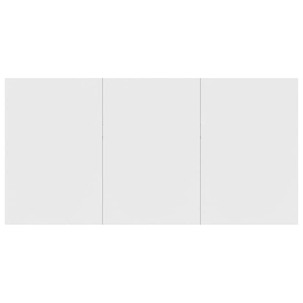 spisebord 180 x 90 x 76 cm spånplade hvid