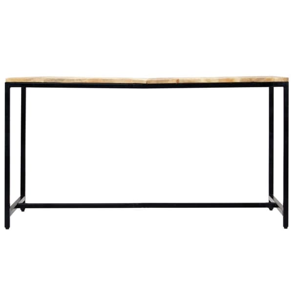 spisebord 140x70x75 cm massivt ru mangotræ