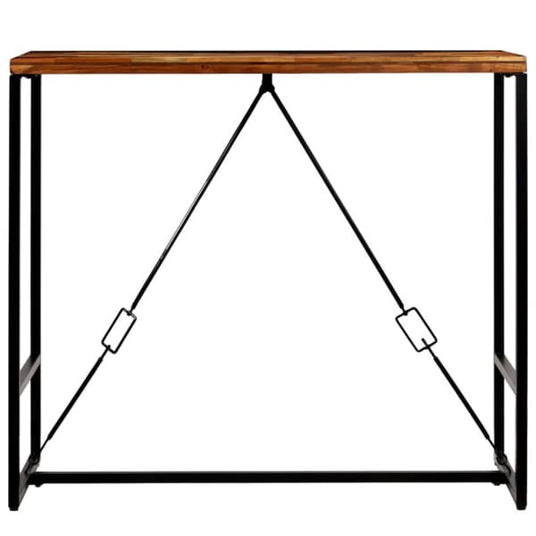 Barbord massivt återvunnet trä 120x60x106 cm