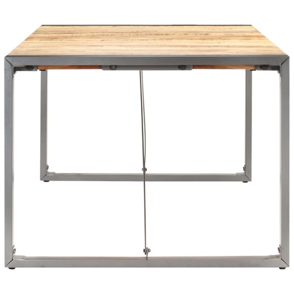 Matbord 200x100x75 cm massivt grovt mangoträ