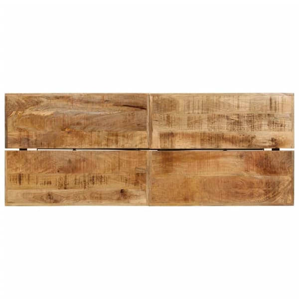 barbord 180x70x107 cm massivt mangotræ og jern