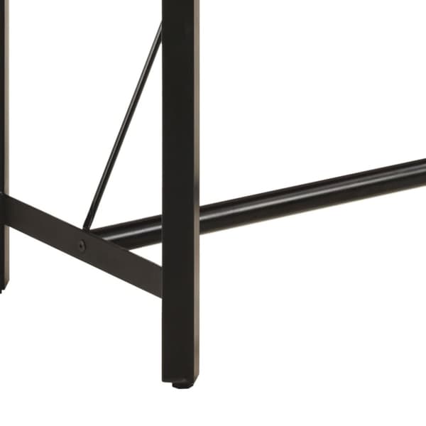barbord 180x70x107 cm massivt mangotræ og jern