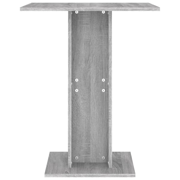 Bistropöytä harmaa Sonoma 60x60x75 cm tekninen puu