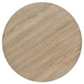 Pikkukuva 4 / 6: Bistropöytä MDF ja teräs pyöreä 60x75 cm tammenvärinen