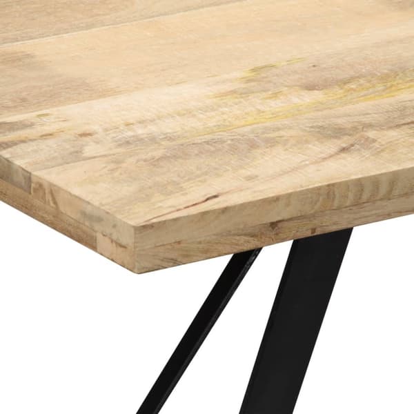 Matbord 140x80x76 cm massivt mangoträ