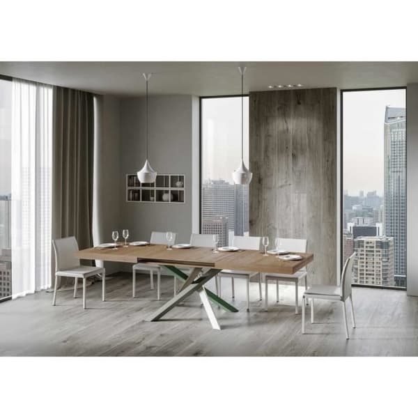 Utdragbart bord - Volantis - Natural Oak - 120/224 cm - 10 personer