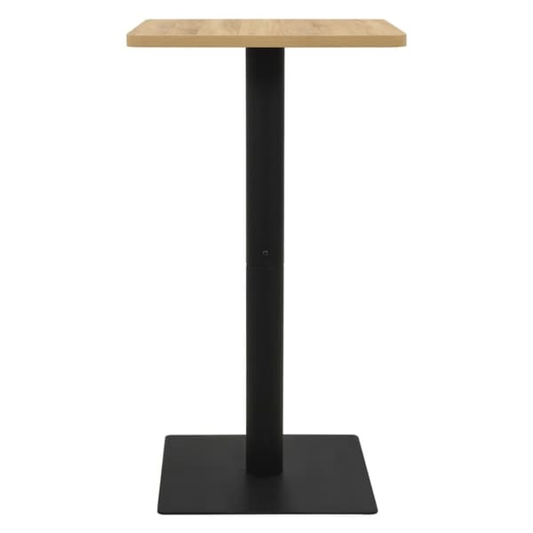 bistrobord 50x50x107 cm egetræsfarvet