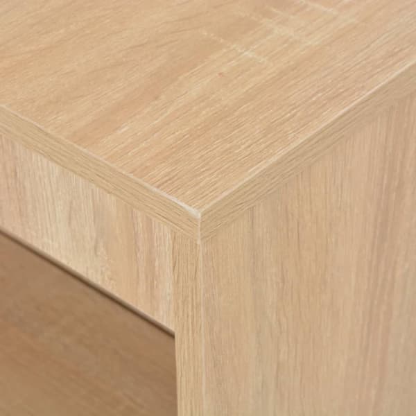 Barbord med hylla ek 110x50x103 cm