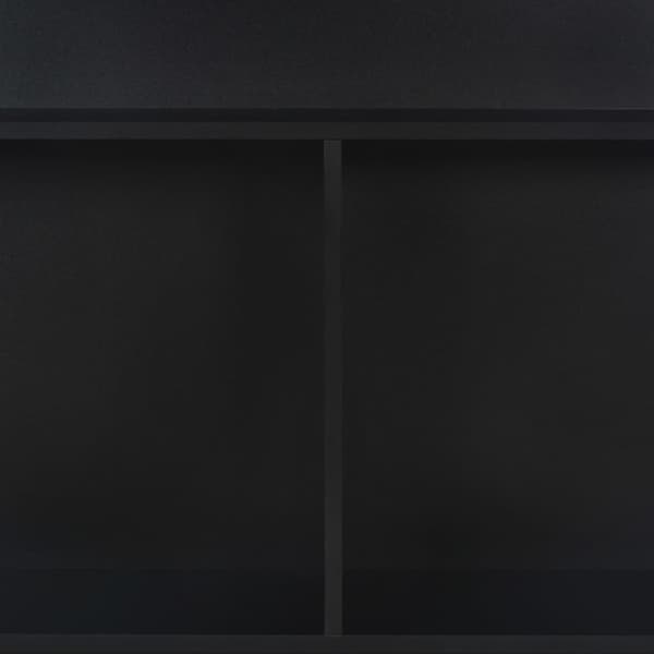 Barbord med 2 bordsskivor svart 130x40x120 cm
