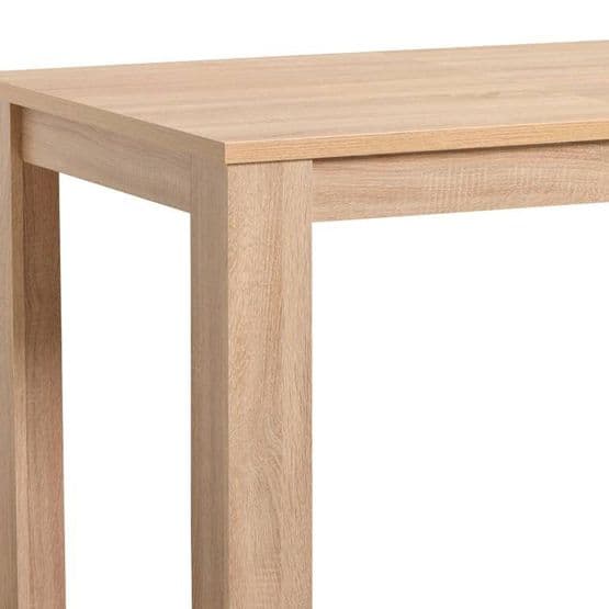 Ruokapöytä - 6 paikkaa plus sisäosa - 120x80 cm - Luonnontammea