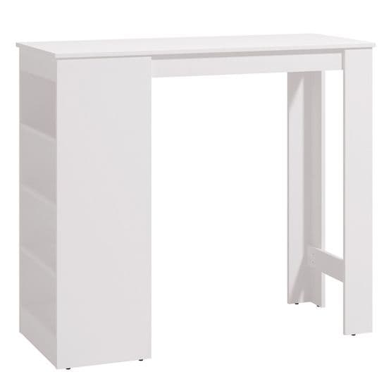 Barbord - 120x50 Cm - Vit