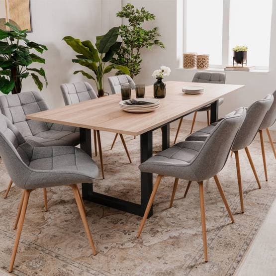 Spisebord med ekstra plade - Industrial Style