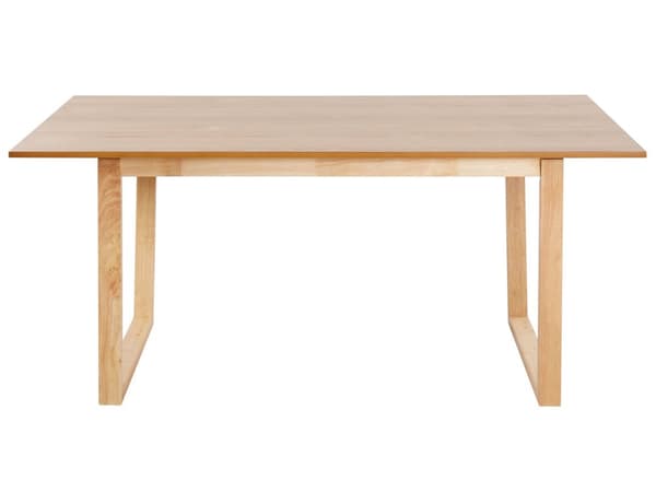 Spisebord lyst træ MDF 180 x 95 cm Ask finérplade Moderne design Pannel base