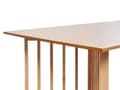 Miniatyrbild 6 av 8: Matbord Ljust trä MDF 200 x 100 cm Skiva i askfanér Modern design Underrede i panel