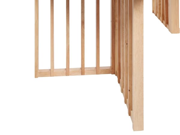 Matbord Ljust trä MDF 200 x 100 cm Skiva i askfanér Modern design Underrede i panel