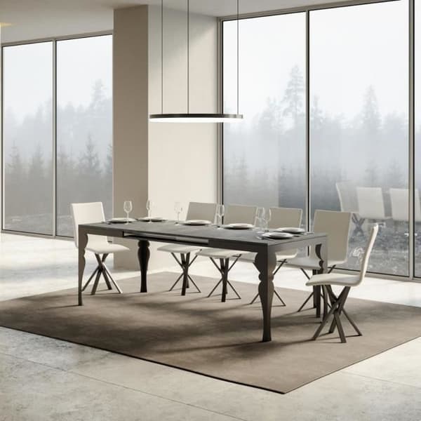 PAXON Evolution 160 utdragbart bord - Betongfinish - 420 cm