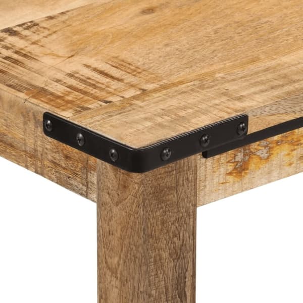 vidaXL spisebord 110x55x75 cm massivt mangotræ