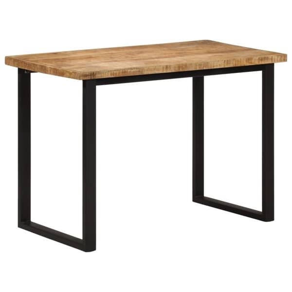 vidaXL spisebord 110x55x75 cm massivt mangotræ