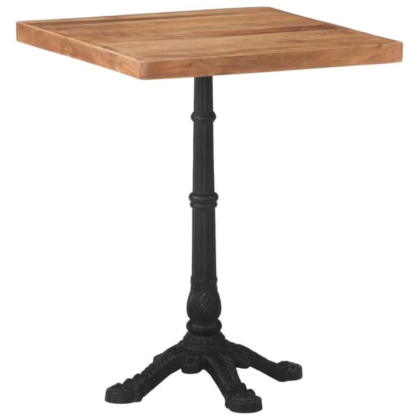 Cafébord 60x60x76 cm massivt akaciaträ