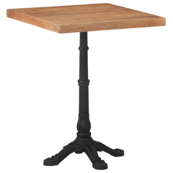 Cafébord 60x60x76 cm massivt akaciaträ