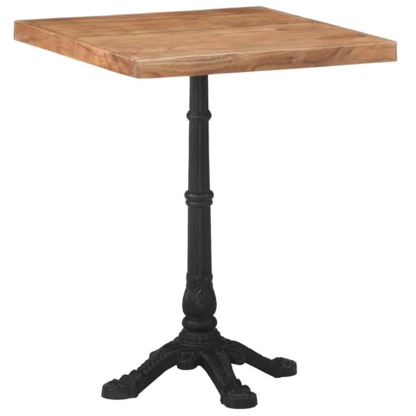 Cafébord 60x60x76 cm massivt akaciaträ