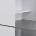 Miniatyrbillede 5 af 6: barbord med skab 115x59x200 cm hvid