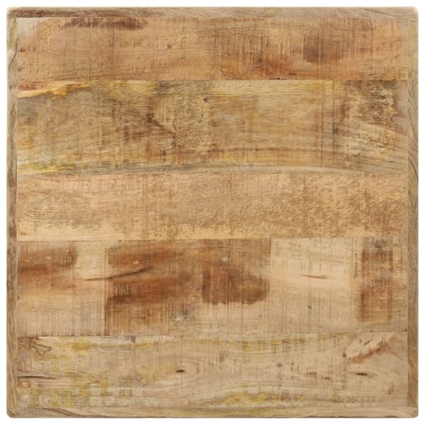 Cafébord 60x60x77 cm grovt mangoträ