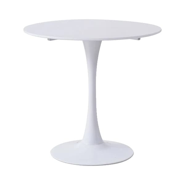 Rundt bord, modern stil, litet balkongbord, 80CM-svart 80CM-white