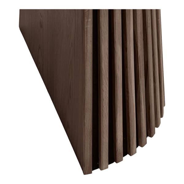 Osaka spisebord inkl. 2 tilleggsplater ø120x120-160-200cm smoked eik finer.