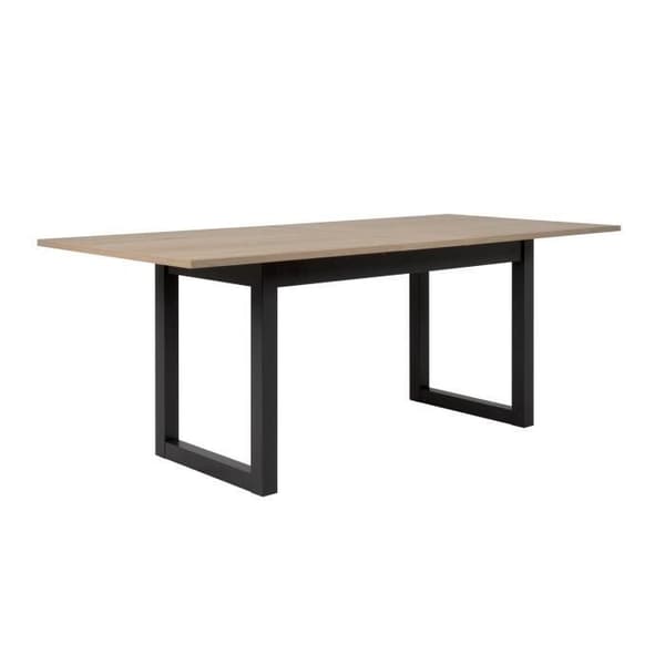 Utdragbart matbord - Sonoma ek- och antracitdekor - 160-200 cm - DENVER