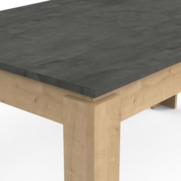 AUSTIN enkelmatbord - 6 personer - Hamilton och Sidewalk ekdekor - L179 x D 90 x H 77 cm - DEMEYERE