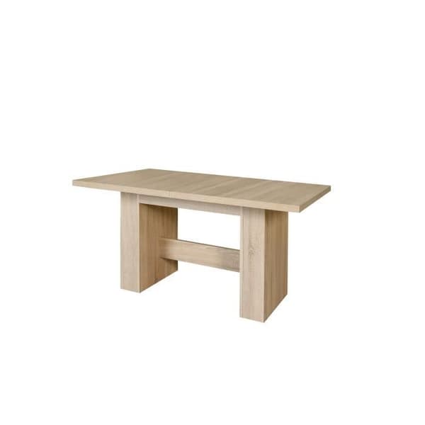 Utdragbart matbord för 6 till 12 personer modern stil Sonoma ekdekor - MIDDAG - L 140-273 x B 90 cm