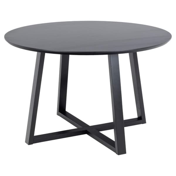 Malika spisebord Ø120cm sort.