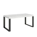 Miniatyrbild 1 av 5: Utdragbart bord 90x180/440 cm Tecno White Ash Antracitstomme