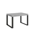 Miniatyrbild 1 av 5: Utdragbart bord 90x130/390 cm Tecno Cement Antracitram