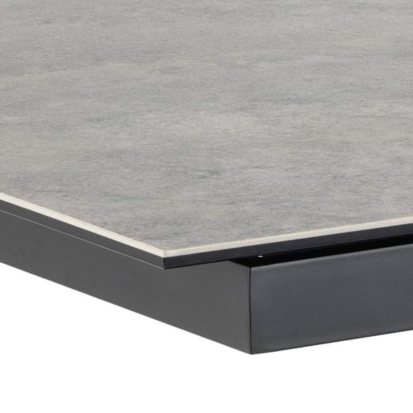 Irwine spisebord 90x168/210cm inkl. 1 tilleggsplate grå.
