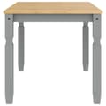 Miniatyrbilde 5 av 8: vidaXL Spisebord Corona grå 160x80x75 cm heltre furu