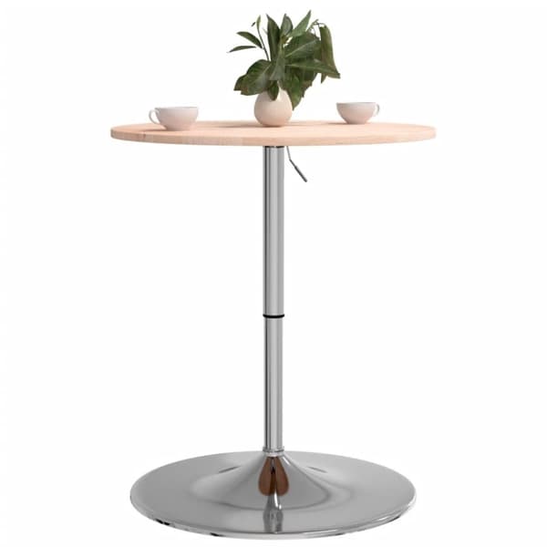 vidaXL Barbord Ø60x89,5 cm heltre bøk