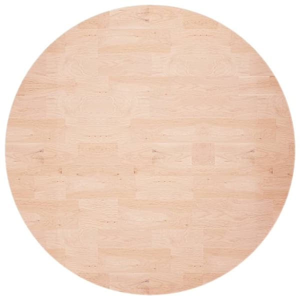 vidaXL barbord Ø60x89,5 cm massivt egetræ