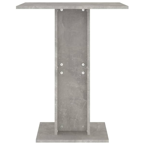 vidaXL bistrobord 60x60x75 cm konstrueret træ betongrå - Spiseborde