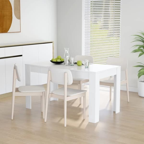 vidaXL Ruokapöytä valkoinen 140x74,5x76 cm tekninen puu -  Keittiön & ruokapöydät