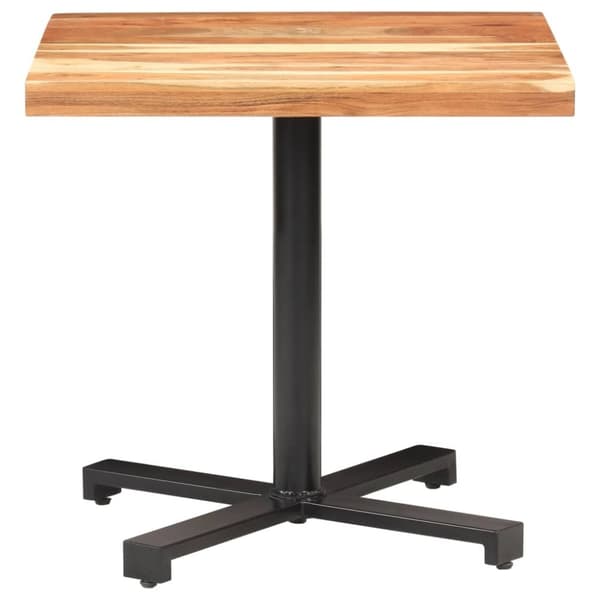 vidaXL Bistropöytä 80x80x75 cm täysi akaasiapuu -  Keittiön & ruokapöydät