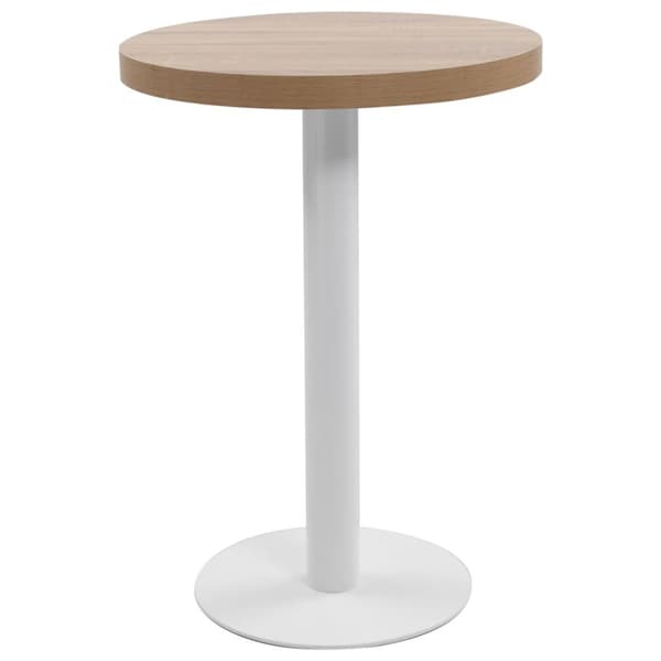 vidaXL Bistrobord ljusbrun 60 cm MDF -  Matbord