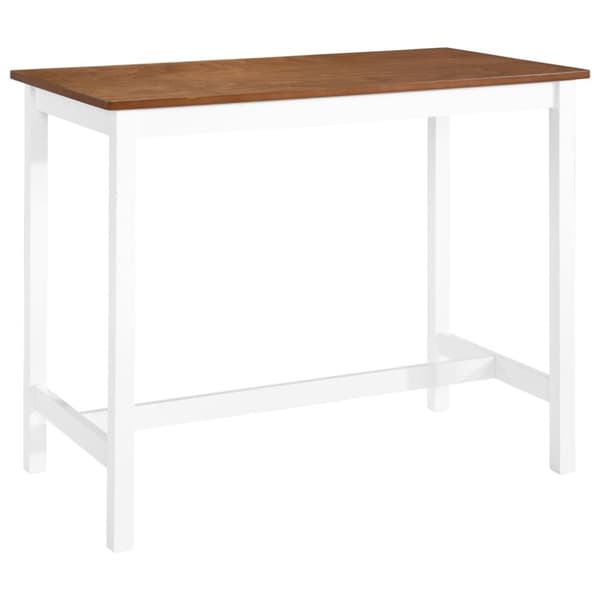 vidaXL Baaripöytä täyspuu 108x60x91 cm -  Keittiön & ruokapöydät