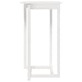 Miniatyrbild 4 av 8: vidaXL Barbord vit 60x60x110 cm massiv furu -  Matbord
