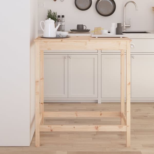 vidaXL Barbord 100x50x110 cm massiv furu -  Matbord