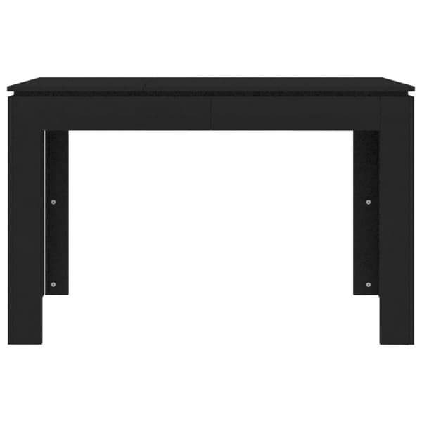 vidaXL Matbord svart 120x60x76 cm konstruerat trä -  Matbord